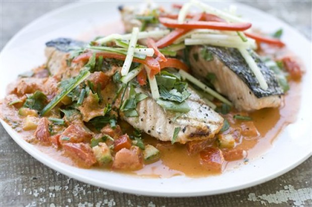 Gazpacho Salmon