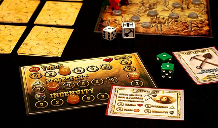 'The Legend of the Lost Dutchman' board game