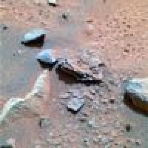 02/15 - NASA's Spirit rover examines unusual rock 