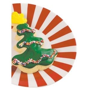 Deck out dessert plates and cake stands for the holidays 