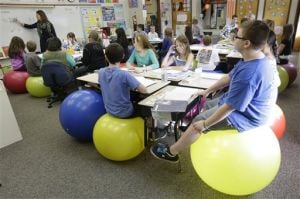 Yoga Balls Classroom
