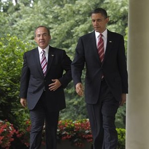 Felipe Calderon, Barack Obama