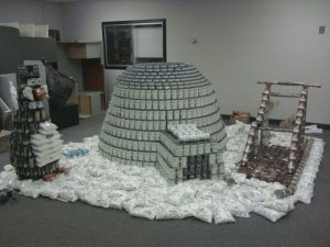 E.V. firms work on 'Canstruction' projects 