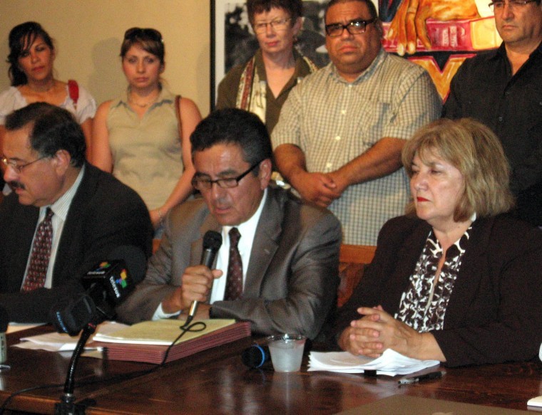 Antonio Bustamante, Daniel Ortega, Mary Rose Wilcox