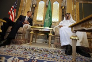 Obama visits Saudi king in Muslim outreach 