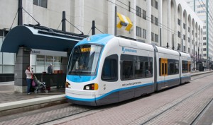 Kinkisharyo hybrid streetcar