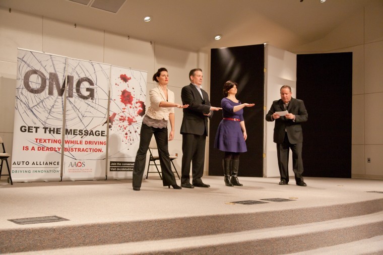 Distracted driving skit
