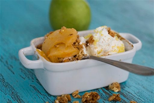Food Healthy Pear Crisp