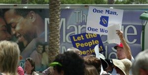 Same-sex marriage, union ban in works 