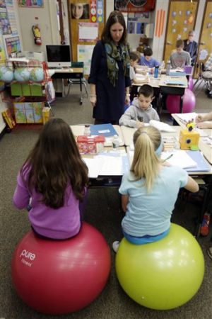 Yoga Balls Classroom