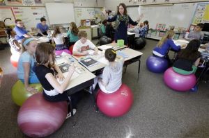 Yoga Balls Classroom