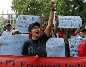 Indonesia Freeport Firing