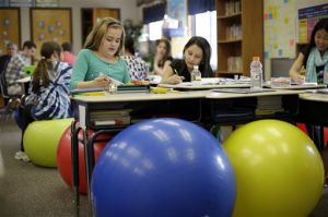 Yoga Balls Classroom