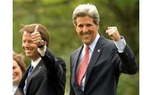 Kerry, Edwards begin first campaign swing 