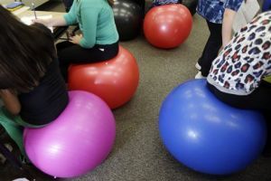 Yoga Balls Classroom