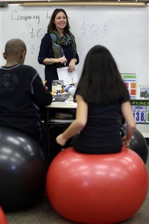 Yoga Balls Classroom