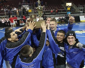Chandler wins Div. I wrestling team championship