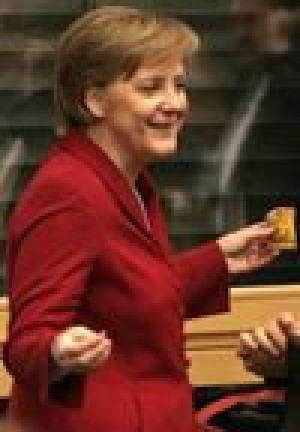 Merkel to be Germany's first female leader 