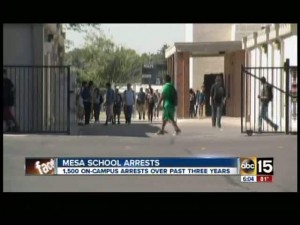 Police have made 1,600 arrests at Mesa schools since 2009