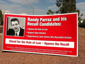Pearce recall sign