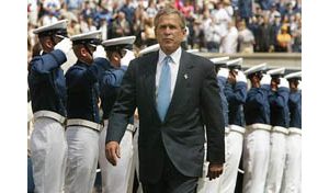 Bush likens war against terrorism to WWII 