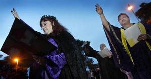 Pagan group goes public with solstice ritual 