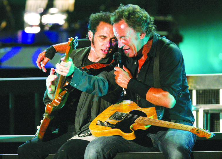 Nils Lofgren with Bruce Springsteen