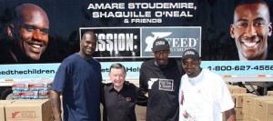 Shaq, Amaré help feed children in Mesa 