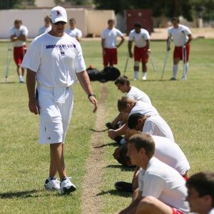Cram session: 10 new football coaches try to integrate with spring football 