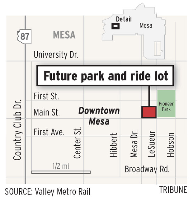 Future park and ride lot