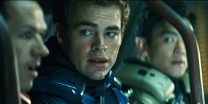 Pine makes maiden voyage as 'Trek' Captain Kirk 