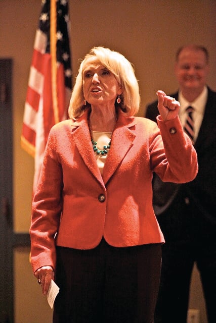 Jan Brewer at the Grace Inn