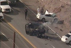 Bank heist pursuit ends in two deaths 