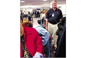 First passengers open new air travel era in E.V. 