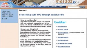 Mesa all a Twitter with use of social media 