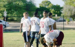Mountain Pointe offensive line
