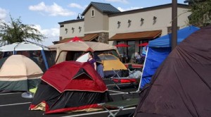 Free food draws campers to new Chick-fil-A 