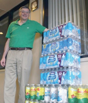 Water collections for the homeless