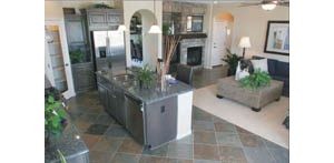 Modern kitchens expand the role of floating work areas 
