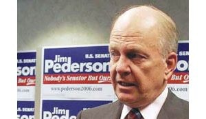 Pederson puts his own fortune into campaign 