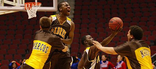 Marcos upsets No. 1 seed North 