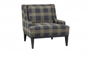 Retro plaid Donegal chair