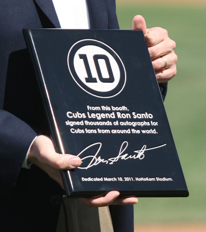 Ron Santo honored