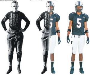 Prep football players: function or fashion? 
