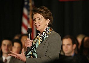 House Speaker Pelosi touts plan to ease student debt 