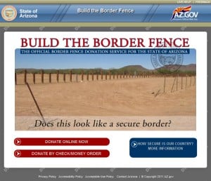 Border fence website