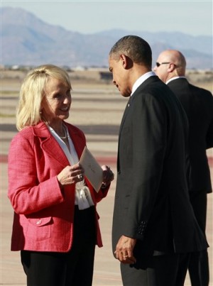 Barack Obama, Jan Brewer
