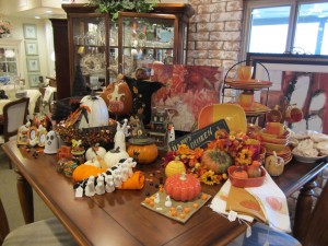 fall decor has just been put out for sale
