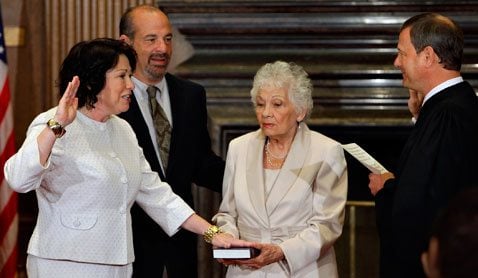 Sotomayor sworn in as Supreme Court justice 