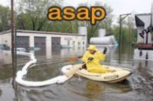 Massive flooding in New England 
